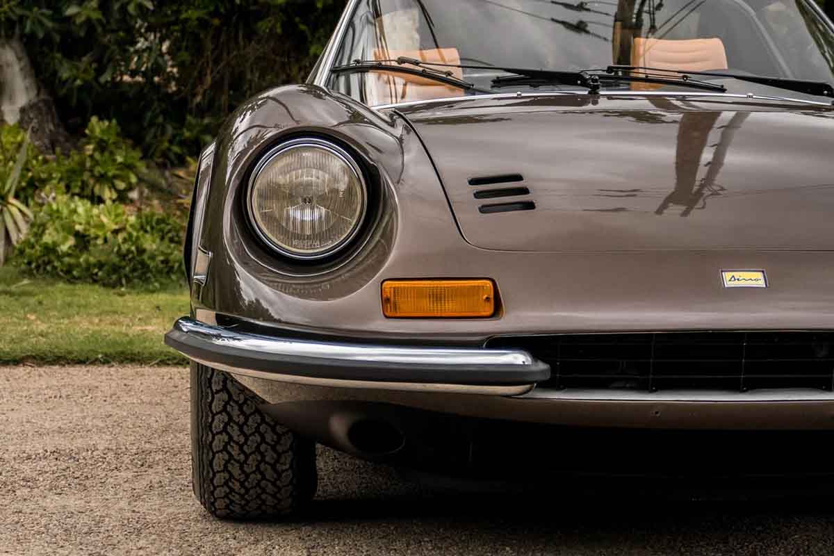 オークションに出品予定の1973年式「ディーノ246GTS」(c)2026 BROAD ARROW Auctions