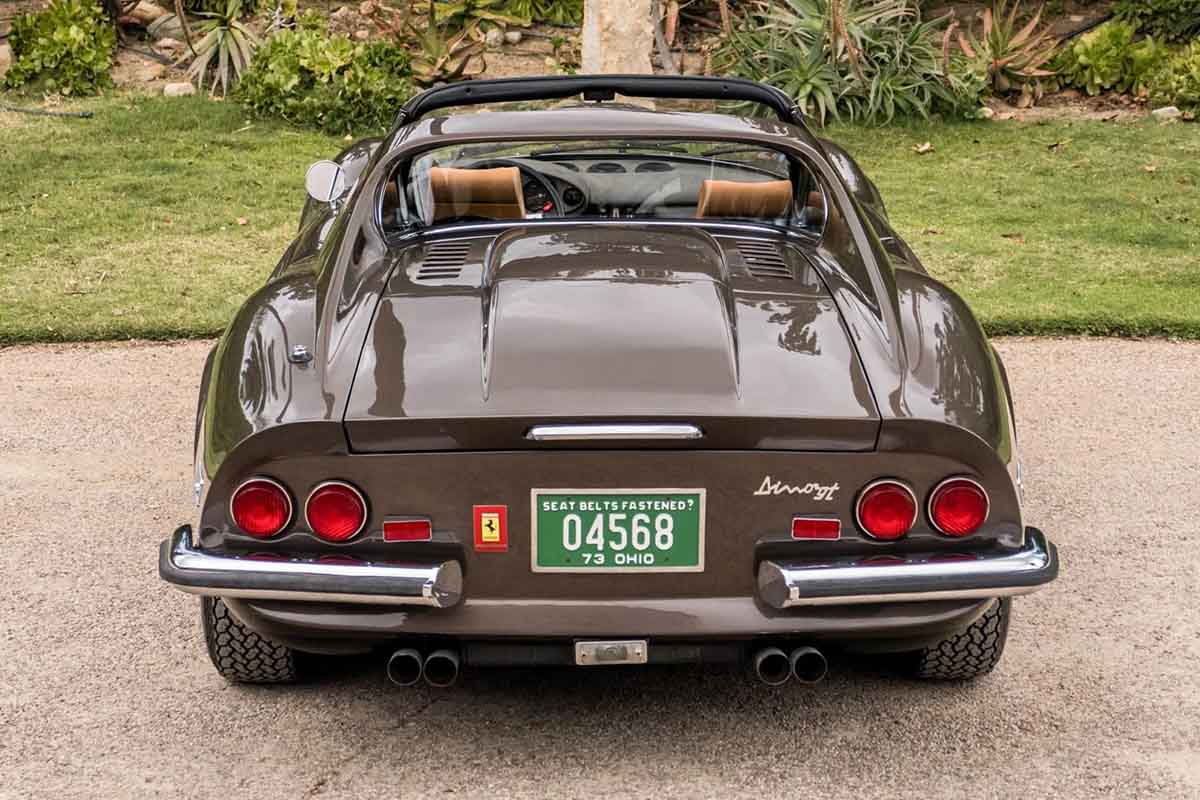 オークションに出品予定の1973年式「ディーノ246GTS」(c)2026 BROAD ARROW Auctions