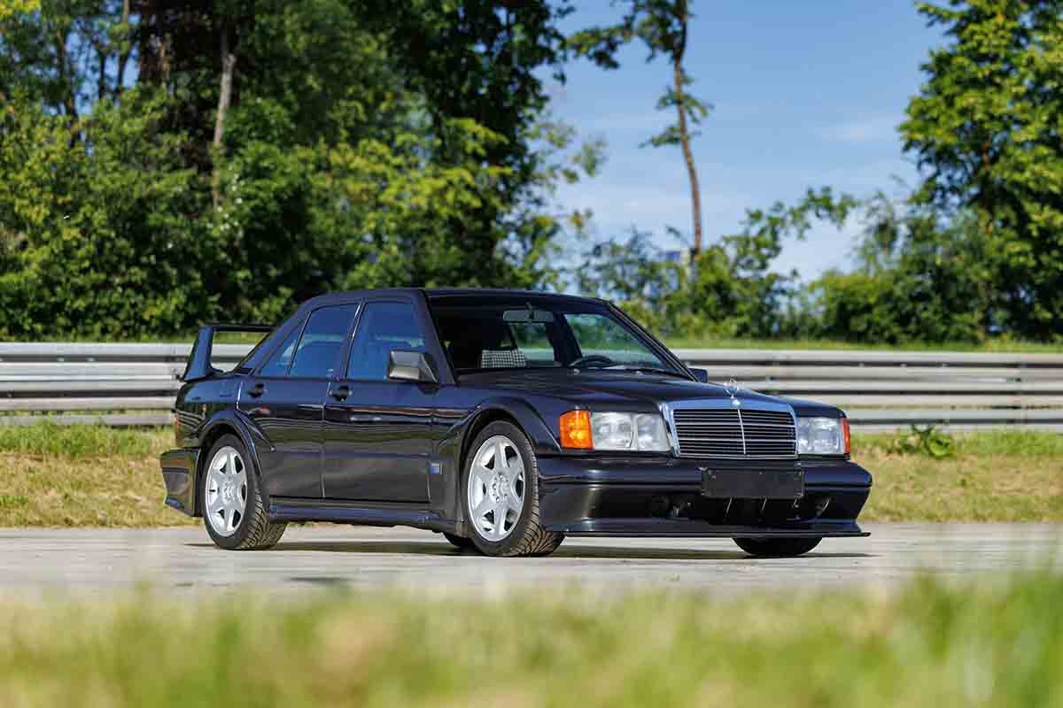 オークションに出品され落札された1990年式メルセデス・ベンツ「190E 2.5 16エボリューションII」Peter Singhof(c)2026 Courtesy of RM Sotheby's