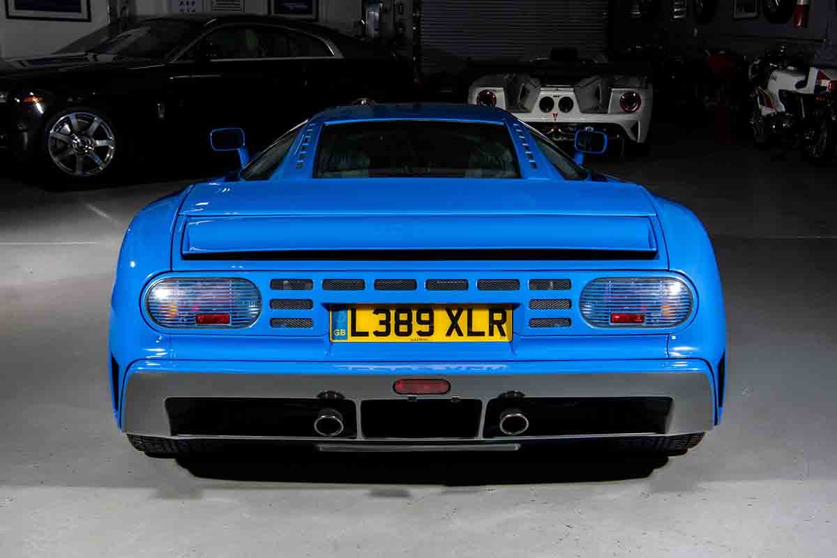オークションに登場予定の1993年式ブガッティ「EB110GT」Jorge Guasso(c)2026 Courtesy of RM Sotheby's