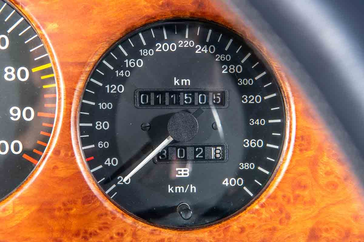 オークションに登場予定の1993年式ブガッティ「EB110GT」Jorge Guasso(c)2026 Courtesy of RM Sotheby's