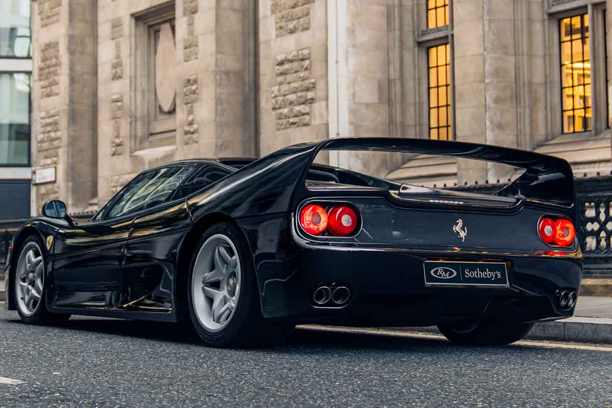 オークションに出品予定の1996年式フェラーリ「F50」Alex Penfold(c)2026 Courtesy of RM Sotheby's