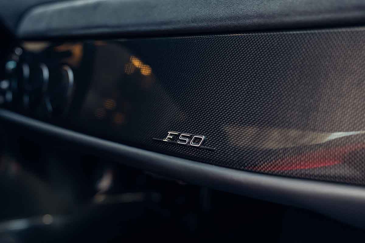オークションに出品予定の1996年式フェラーリ「F50」Alex Penfold(c)2026 Courtesy of RM Sotheby's