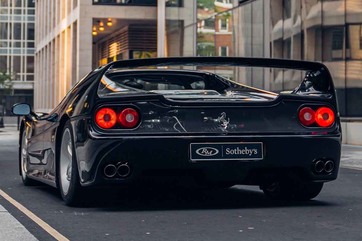 オークションに出品予定の1996年式フェラーリ「F50」Alex Penfold(c)2026 Courtesy of RM Sotheby's