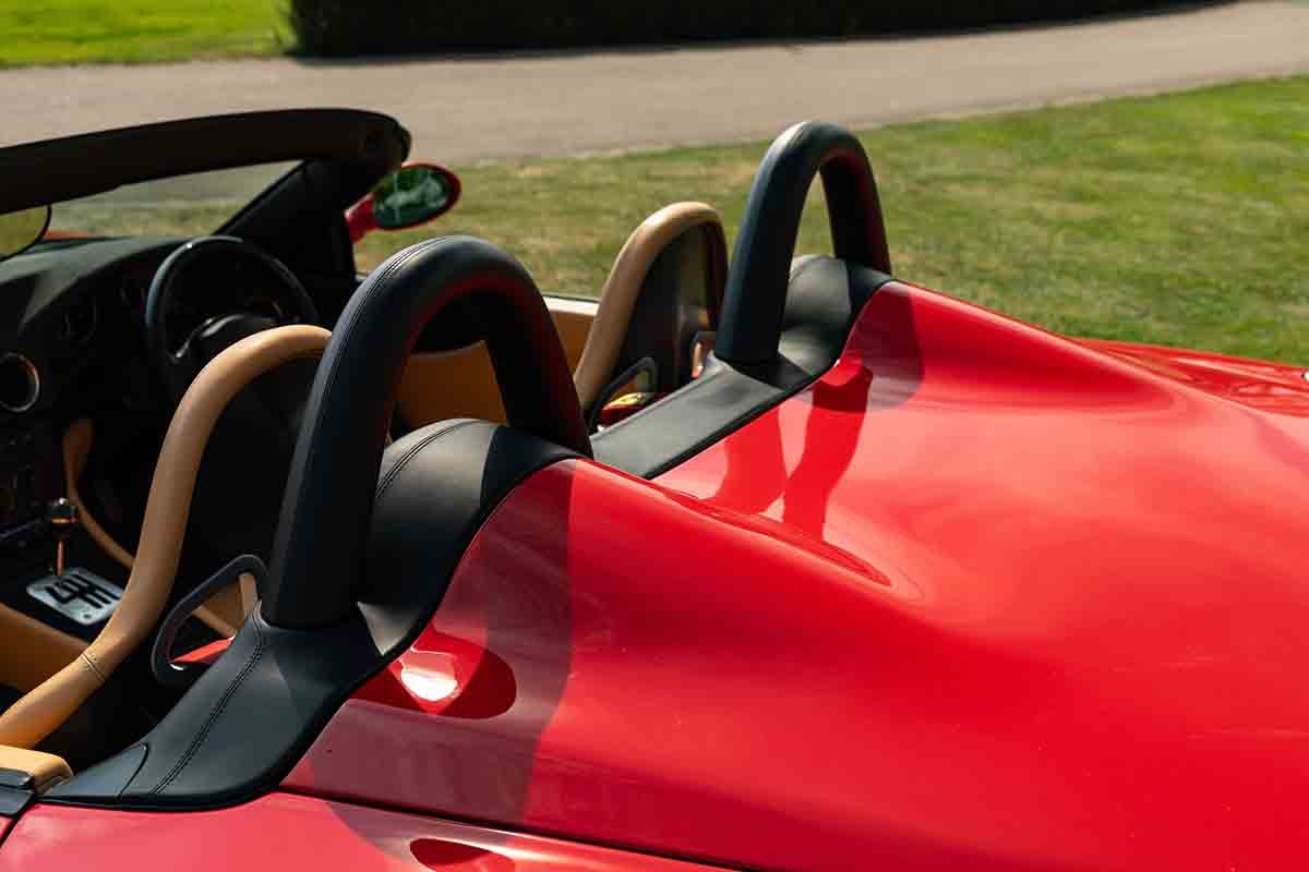 オークションに出品予定の2002年式「フェラーリ 550バルケッタ ピニンファリーナ」Tom Gidden(c)2026 Courtesy of RM Sotheby's