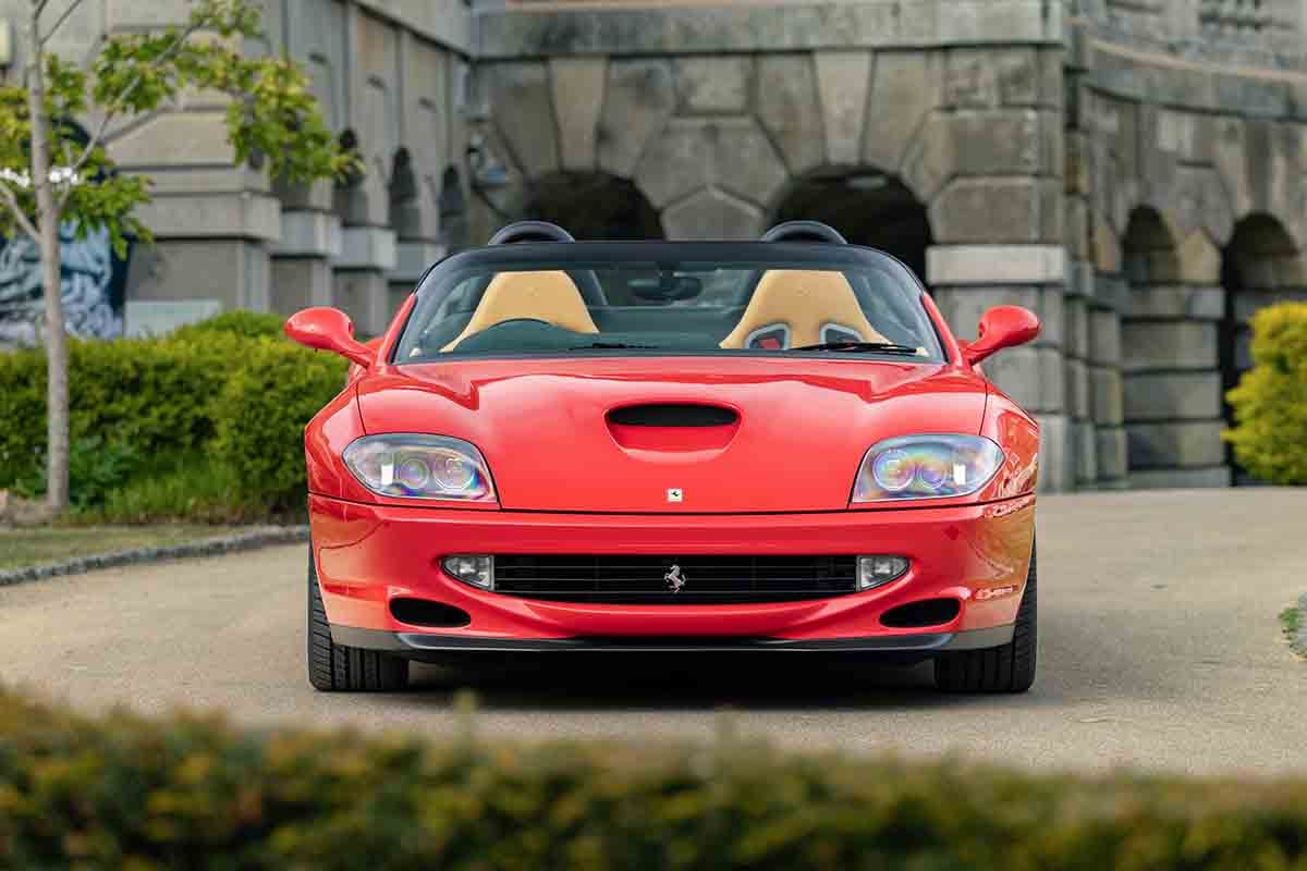 オークションに出品予定の2002年式「フェラーリ 550バルケッタ ピニンファリーナ」Tom Gidden(c)2026 Courtesy of RM Sotheby's