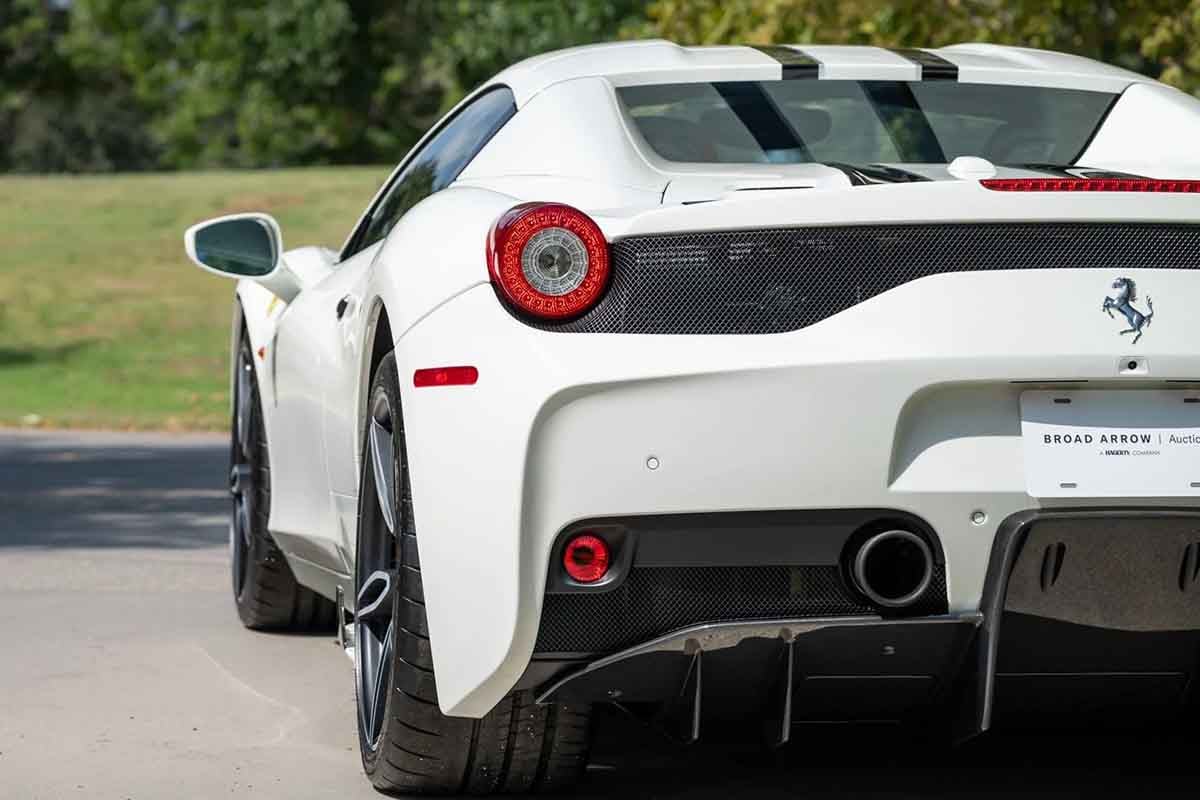 オークションに出品予定の2015年式フェラーリ「458スペチアーレA」(c)2026 BROAD ARROW Auctions