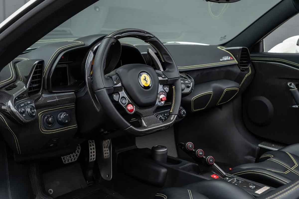 オークションに出品予定の2015年式フェラーリ「458スペチアーレA」(c)2026 BROAD ARROW Auctions