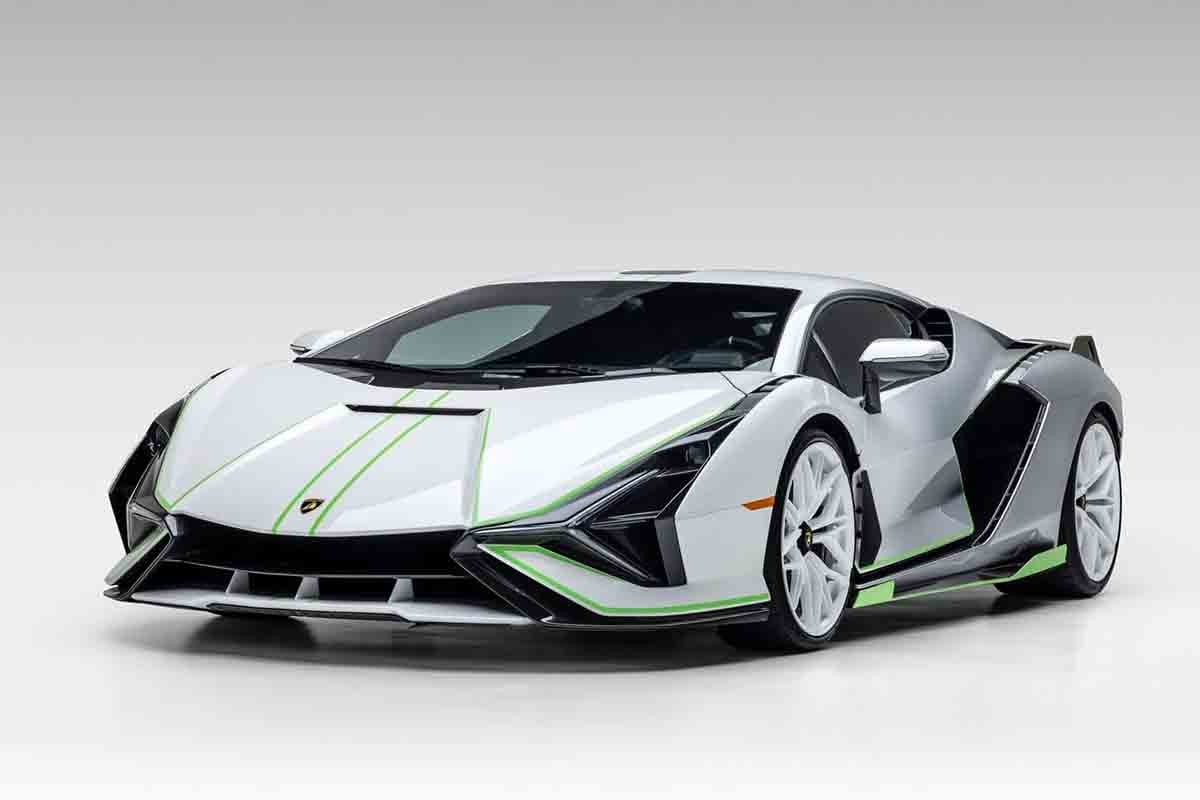 オークションに出品予定の2020年式ランボルギーニ「シアン FKP 37」(c)2026 BROAD ARROW Auctions
