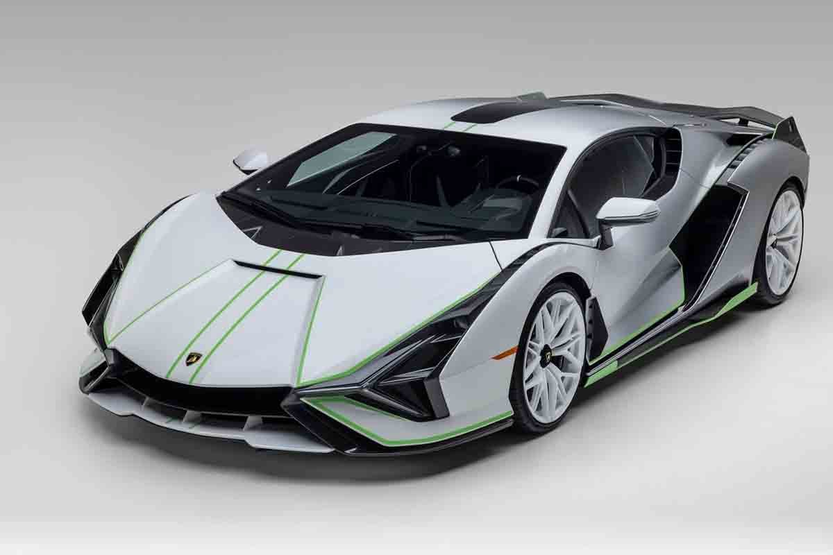 オークションに出品予定の2020年式ランボルギーニ「シアン FKP 37」(c)2026 BROAD ARROW Auctions