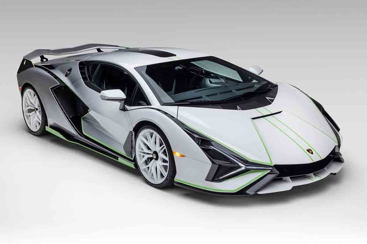 オークションに出品予定の2020年式ランボルギーニ「シアン FKP 37」(c)2026 BROAD ARROW Auctions