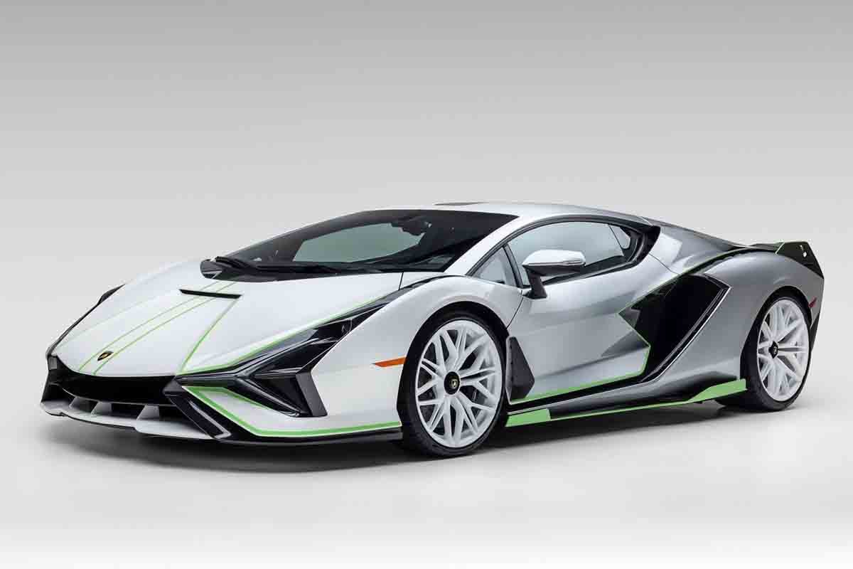 オークションに出品予定の2020年式ランボルギーニ「シアン FKP 37」(c)2026 BROAD ARROW Auctions