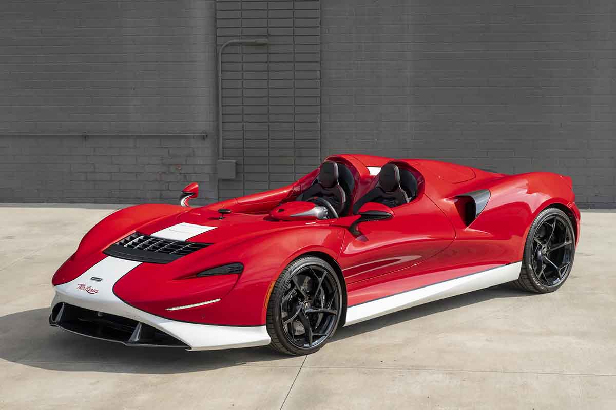オークションに出品予定の2021年式マクラーレン「エルバ」Robin Adams(c)2026 Courtesy of RM Sotheby's