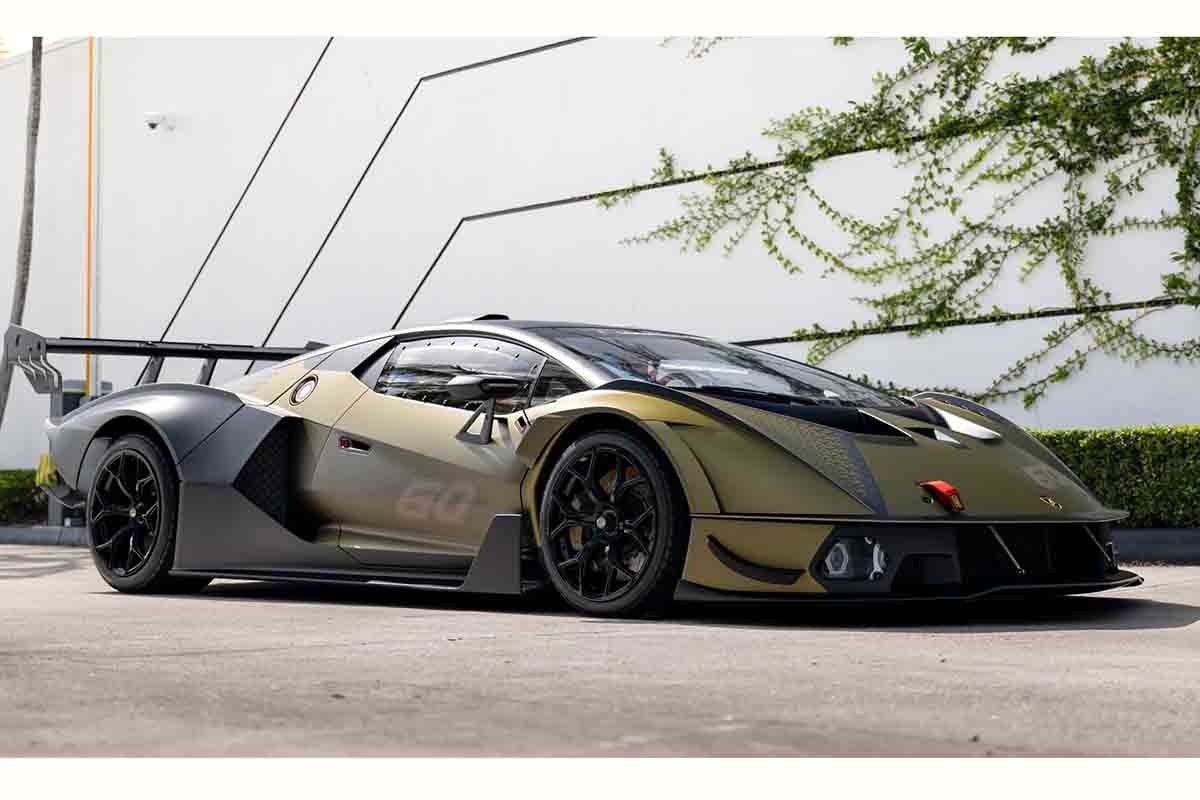 オークションに出品される予定の2021年式ランボルギーニ「エッセンツァSCV12」(c)2026 BROAD ARROW Auctions