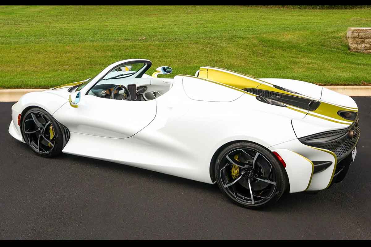 オークションに出品される予定の2021年式マクラーレン「エルバ」(c)2026 BROAD ARROW Auctions