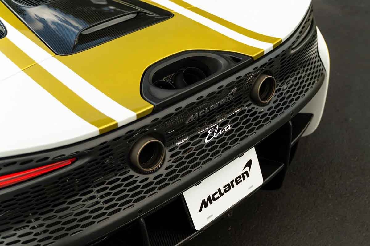 オークションに出品される予定の2021年式マクラーレン「エルバ」(c)2026 BROAD ARROW Auctions