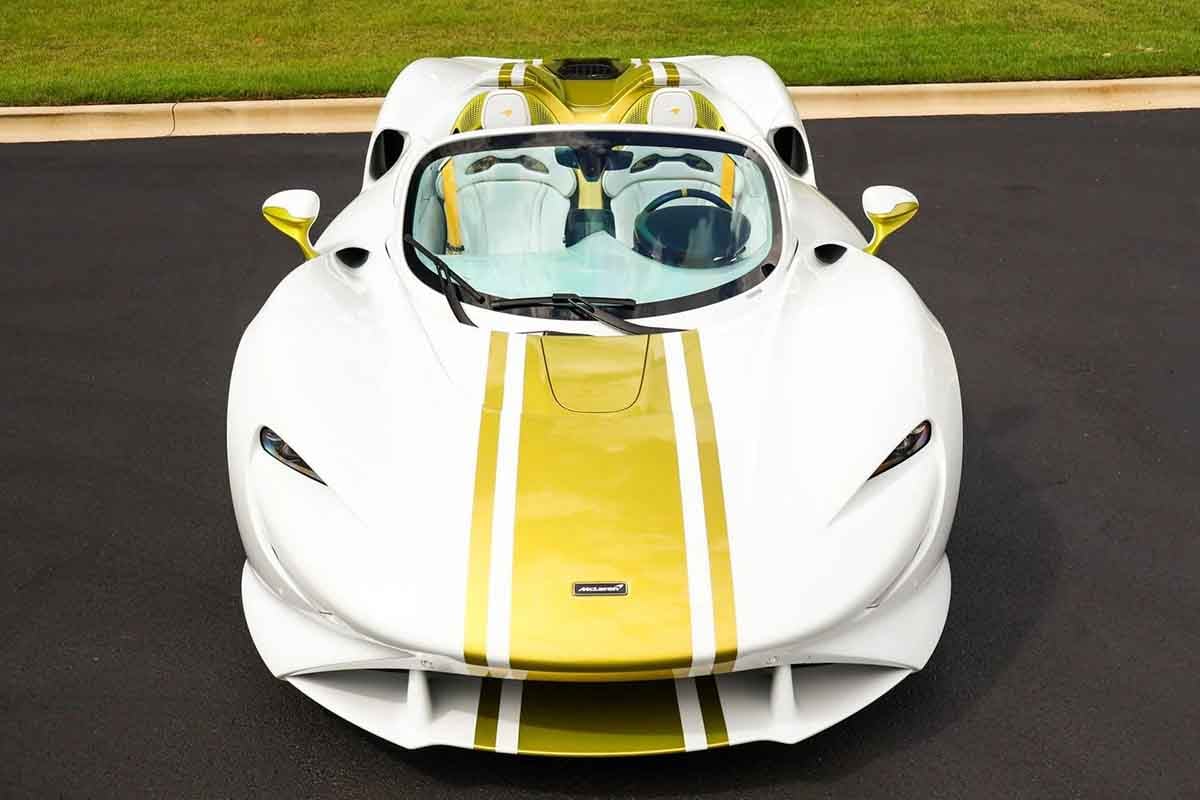 オークションに出品される予定の2021年式マクラーレン「エルバ」(c)2026 BROAD ARROW Auctions