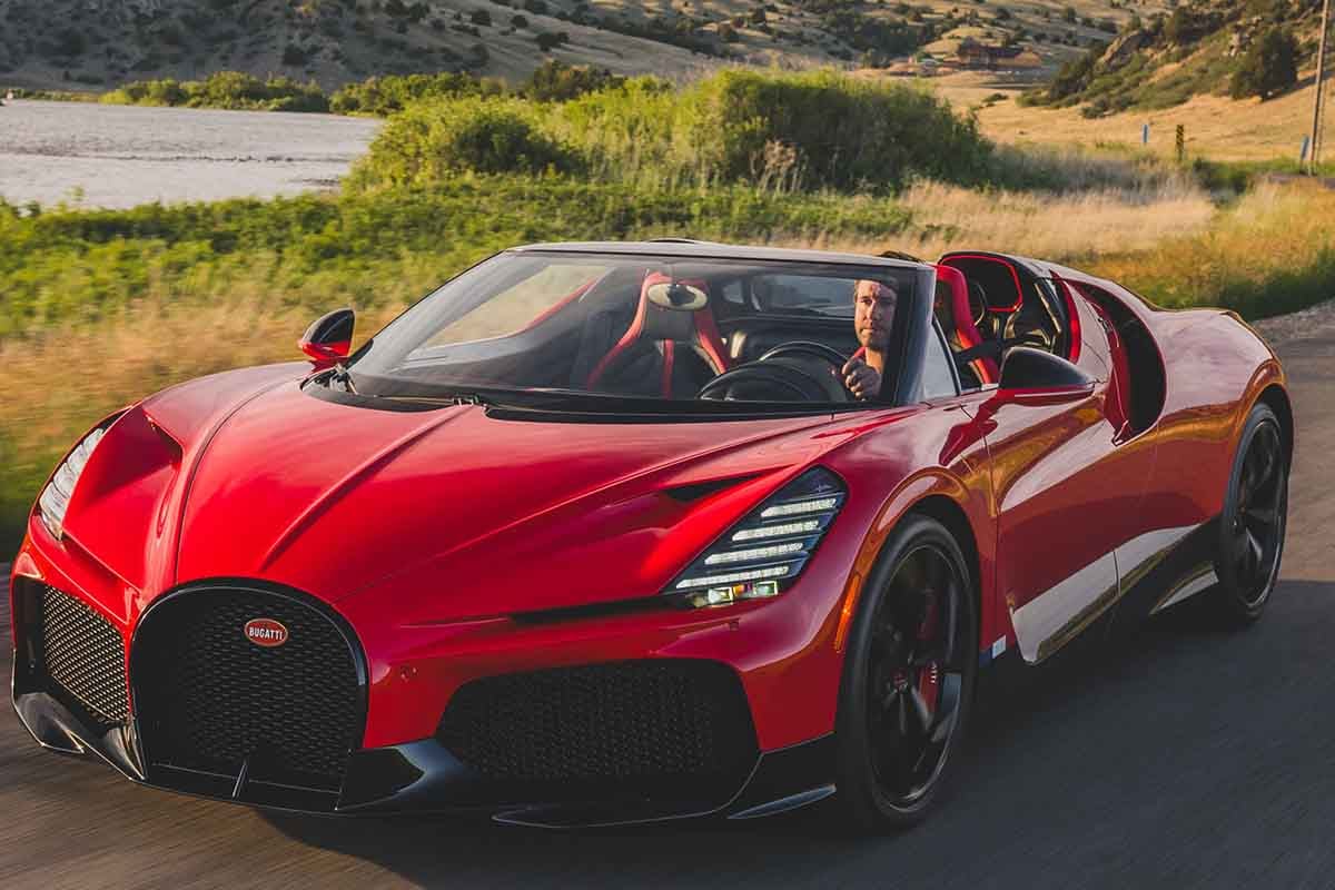 オークションに出品予定の2025年式ブガッティ「ミストラル」Darin Schnabel(c)2026 Courtesy of RM Sotheby's
