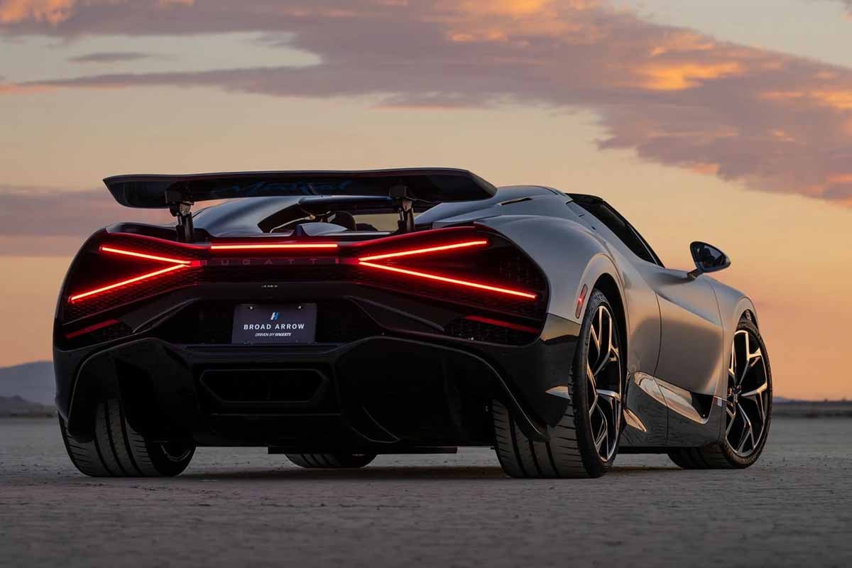 オークションに出品予定の2025年式ブガッティ「W16ミストラル」(c)2026 BROAD ARROW Auctions