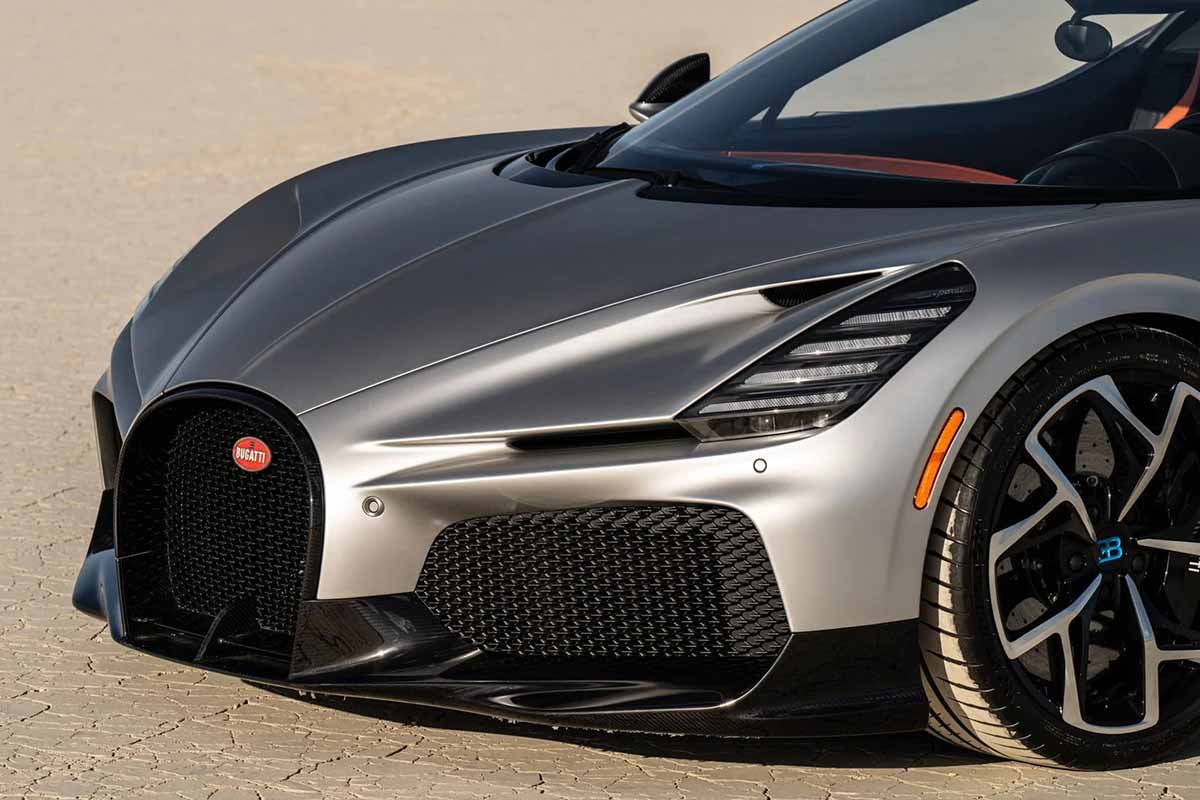 オークションに出品予定の2025年式ブガッティ「W16ミストラル」(c)2026 BROAD ARROW Auctions