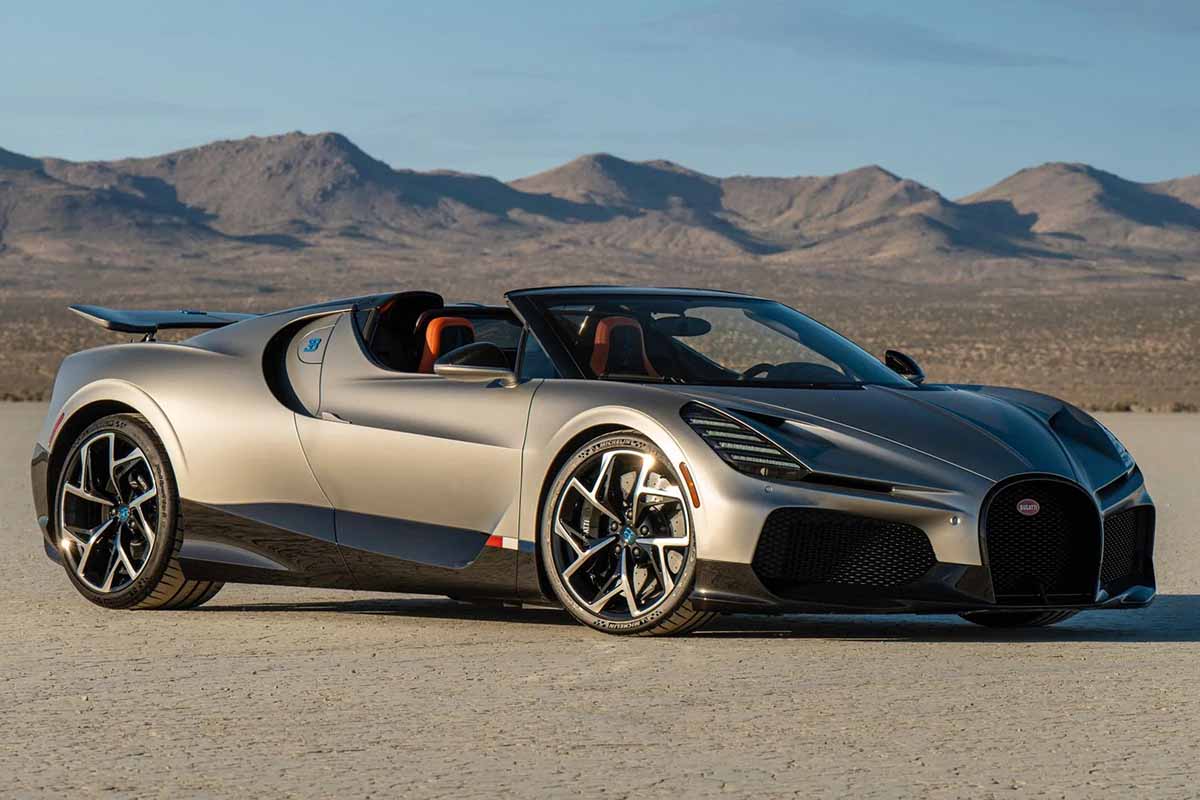 オークションに出品予定の2025年式ブガッティ「W16ミストラル」(c)2026 BROAD ARROW Auctions