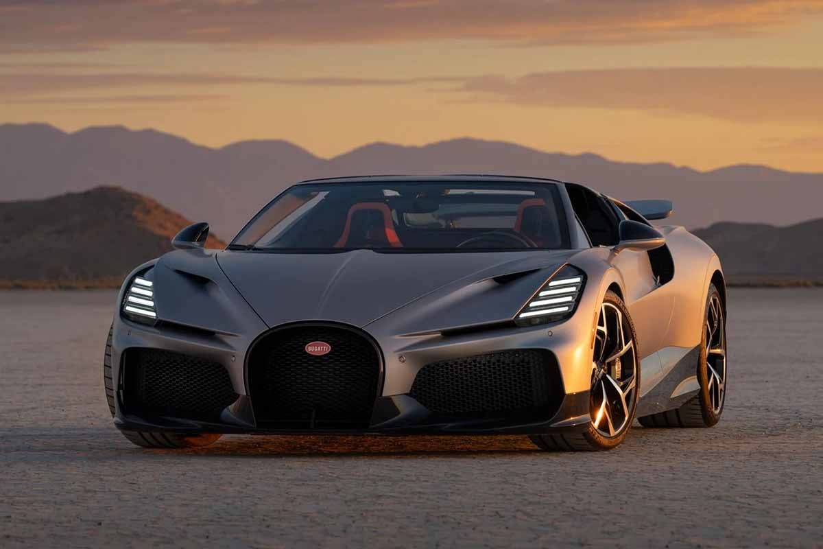 オークションに出品予定の2025年式ブガッティ「W16ミストラル」(c)2026 BROAD ARROW Auctions