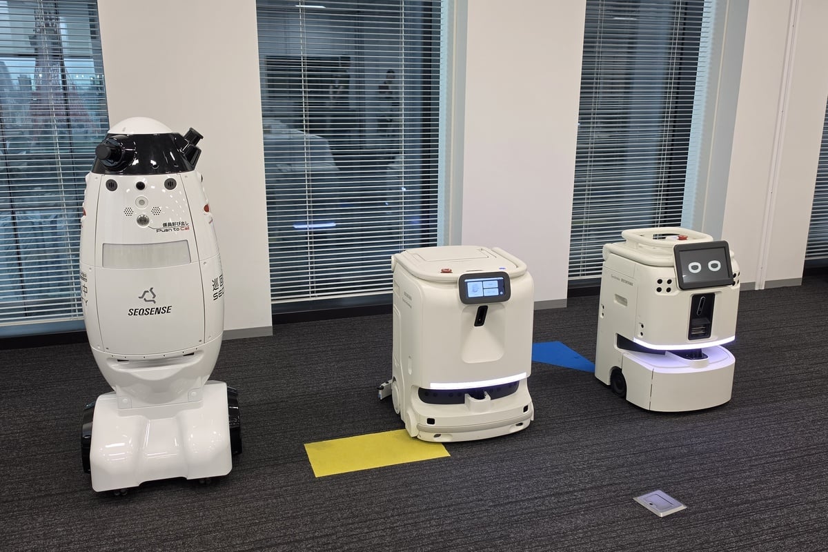 会場には、JILBYのほか、清掃ロボットや警備ロボットも展示された。アイリスオーヤマは、清掃ロボット単体ではなく、警備や施設管理、複数ロボットの連携まで視野に入れてロボティクス事業を拡張している。中国や米国のヒューマノイド競争とは異なる、現場運用型のロボット戦略が見えてくる