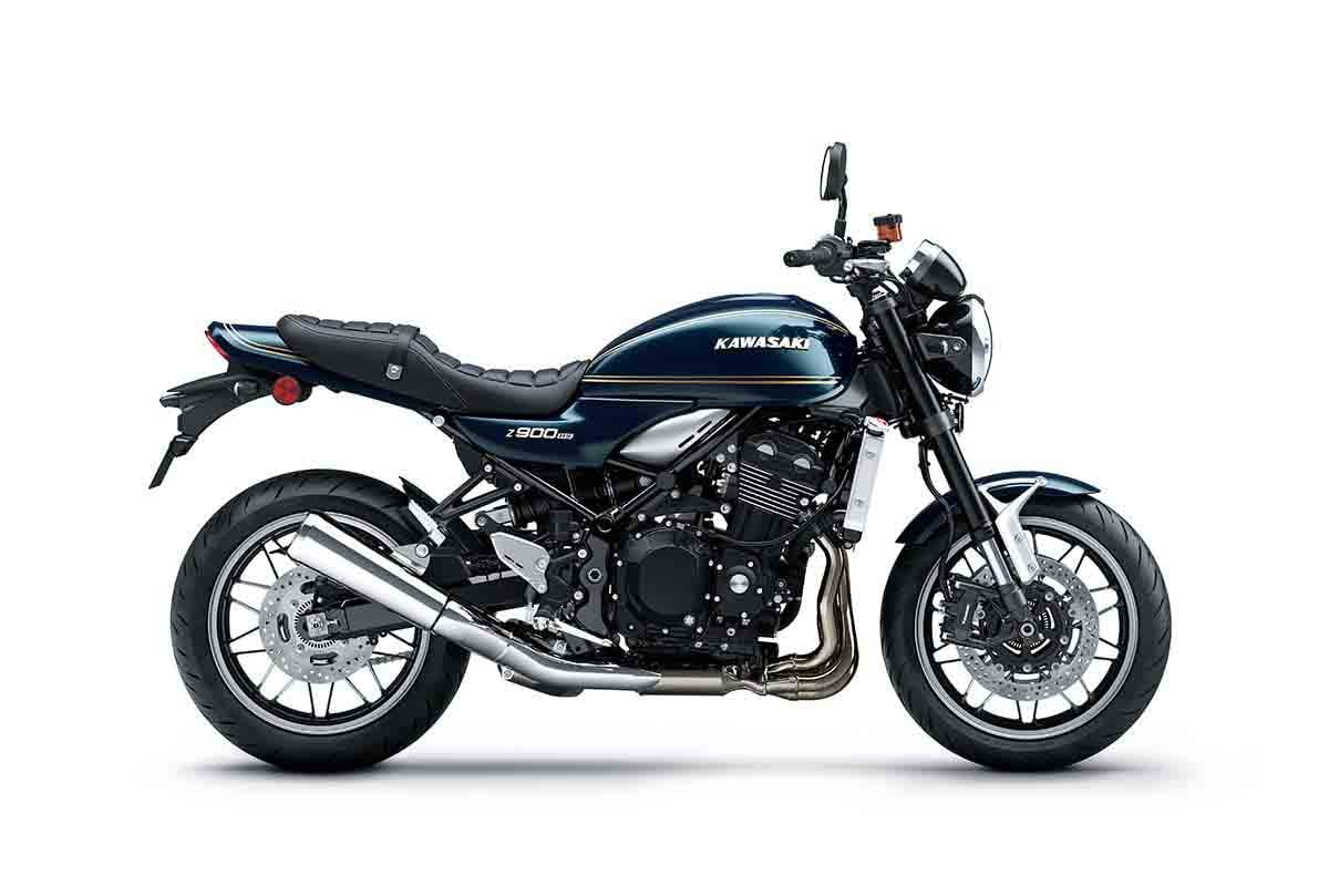 カワサキ「Z900RS」2027年モデルに設定された新色、キャンディトーングリーニッシュブルー
