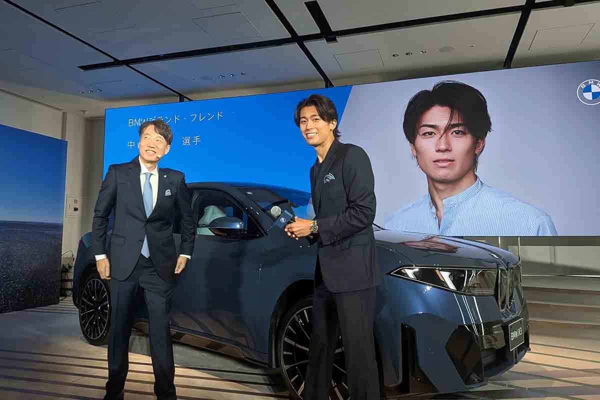 BMW新型「iX3」発表会の様子