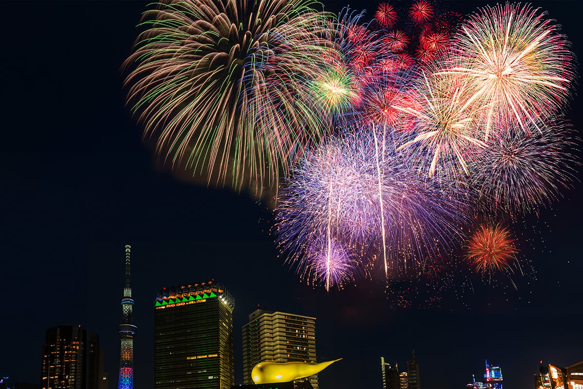 東京都「隅田川花火大会」