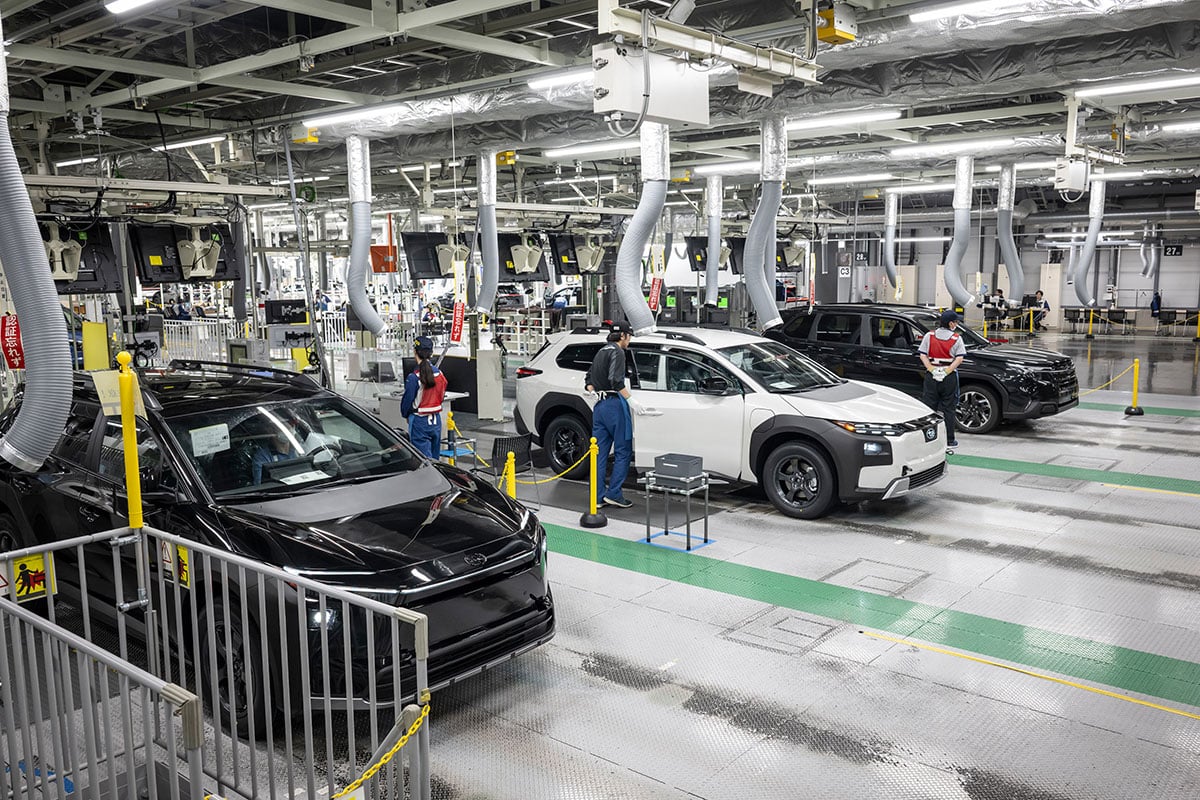 車両検査工程