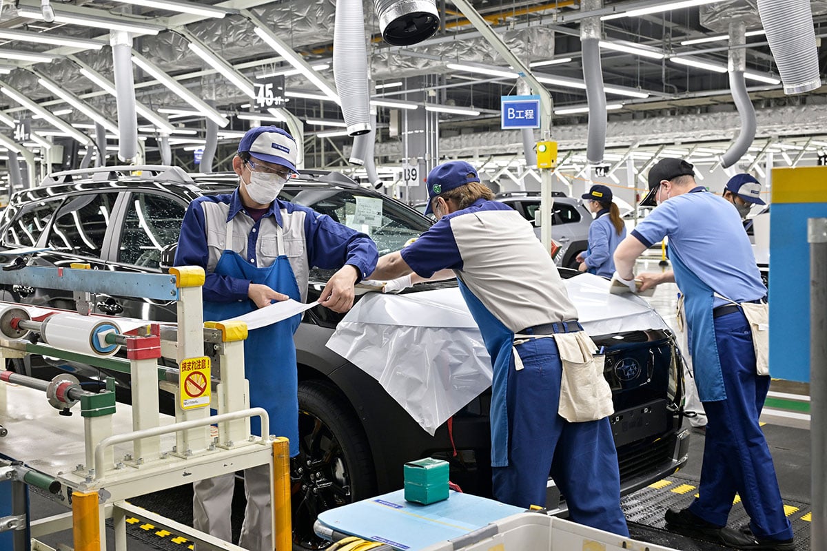 車両検査工程