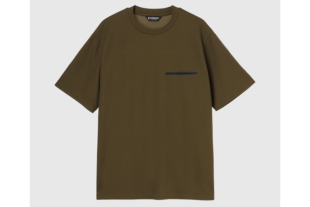 THERMAL H／S TEE（ロックカーキ）：9900円