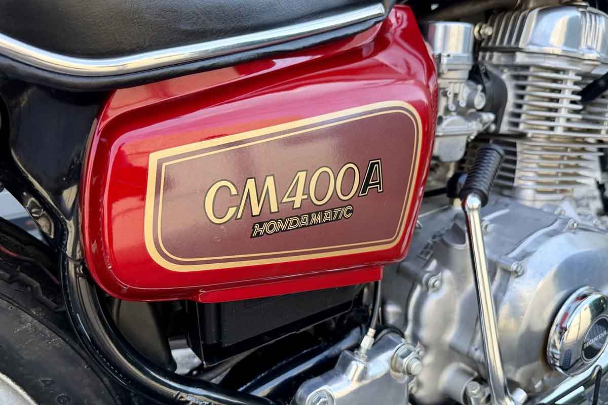 米国オークションに出品、落札された1981年式ホンダ「CM400Aホンダマチック」