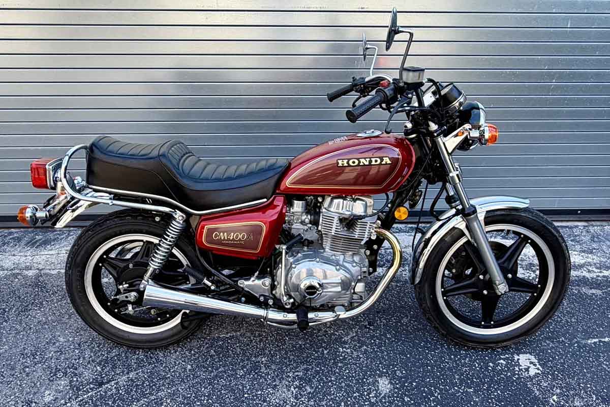 米国オークションに出品、落札された1981年式ホンダ「CM400Aホンダマチック」