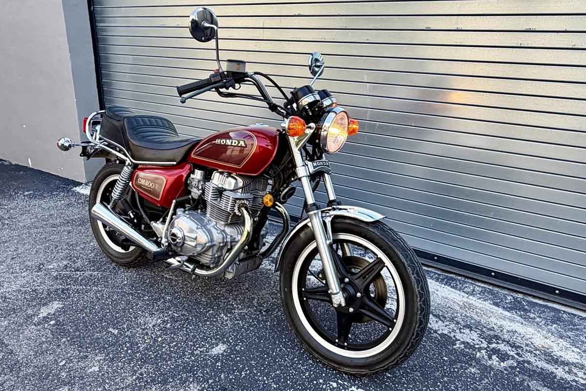 米国オークションに出品、落札された1981年式ホンダ「CM400Aホンダマチック」