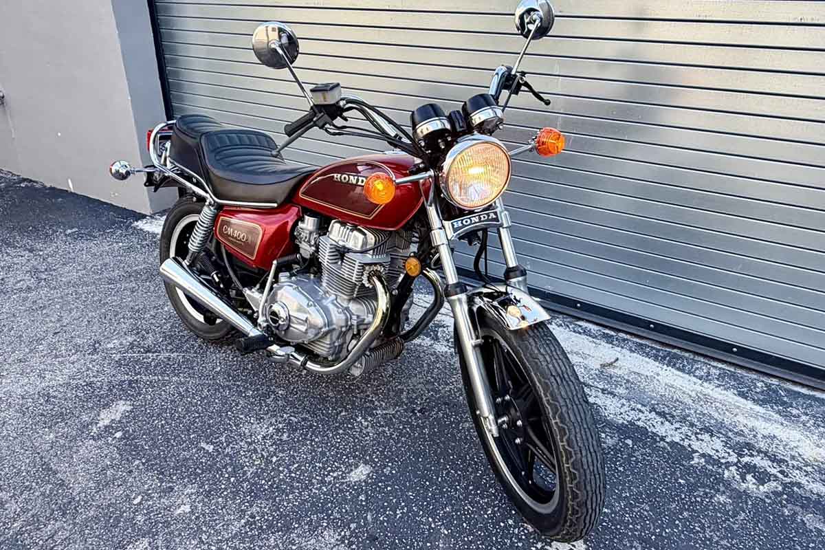 米国オークションに出品、落札された1981年式ホンダ「CM400Aホンダマチック」