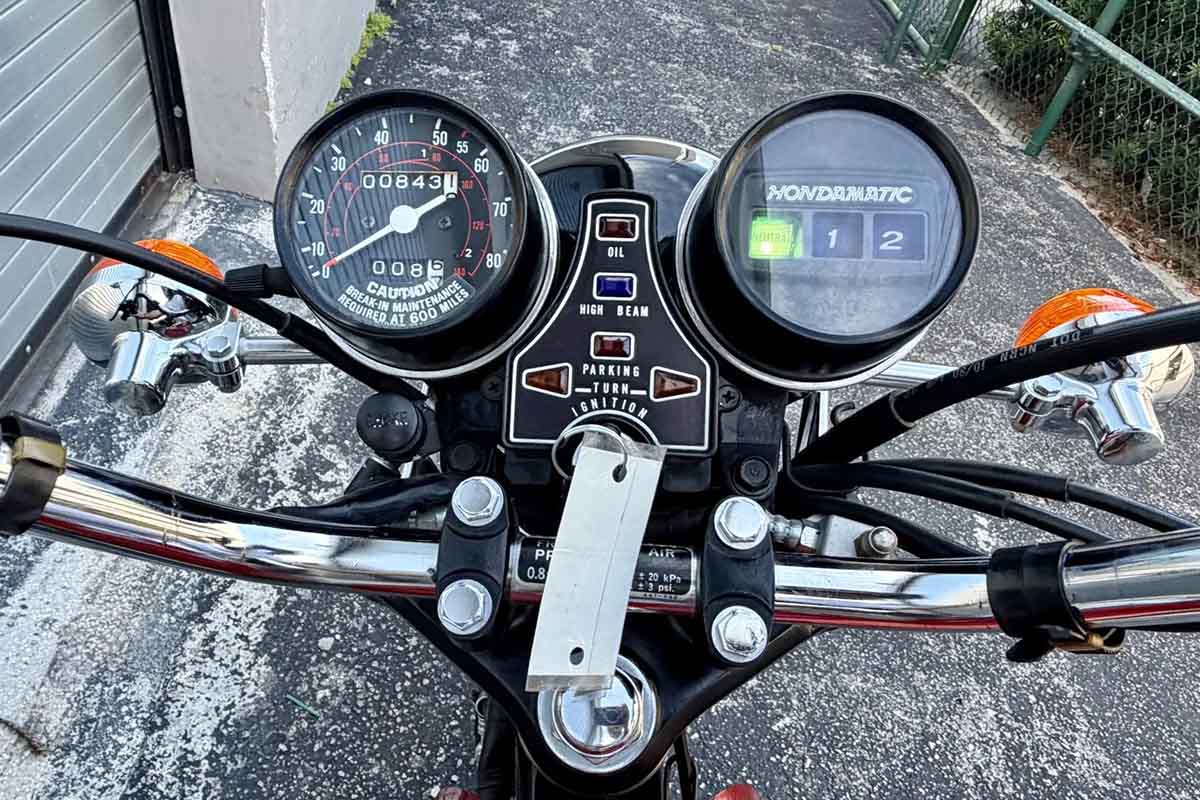 米国オークションに出品、落札された1981年式ホンダ「CM400Aホンダマチック」