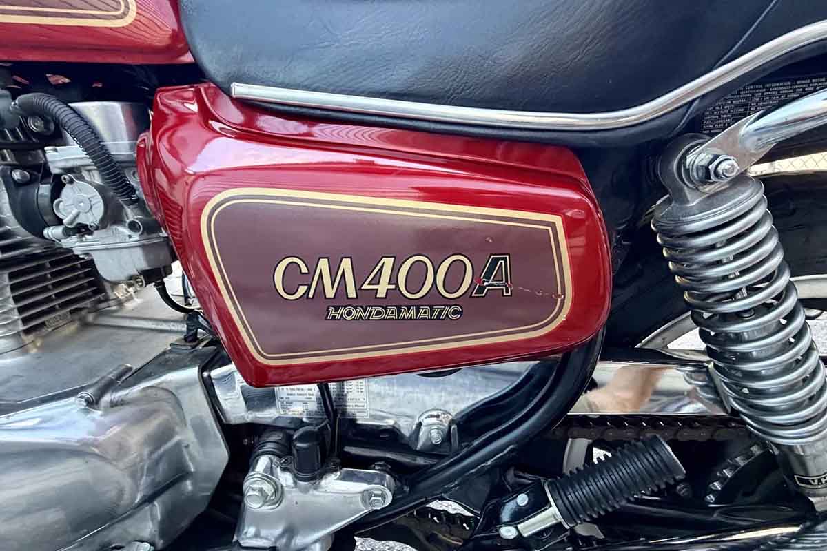 米国オークションに出品、落札された1981年式ホンダ「CM400Aホンダマチック」