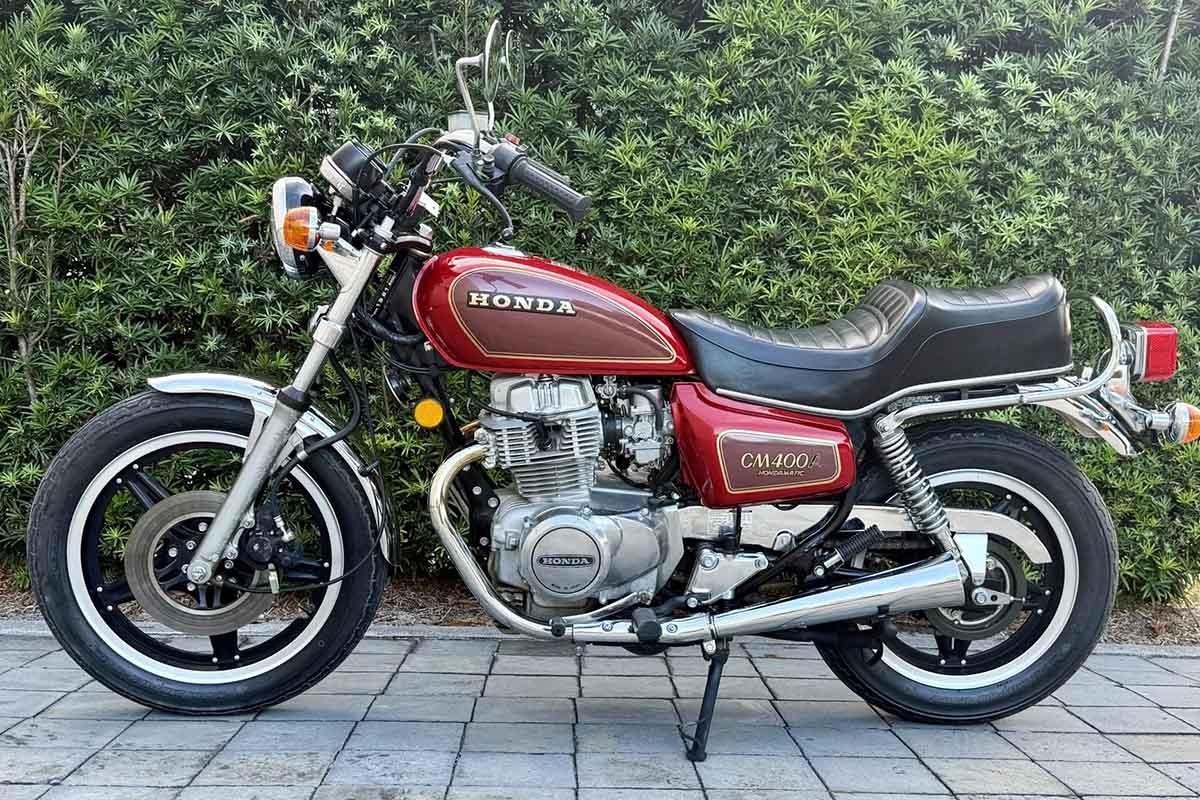 米国オークションに出品、落札された1981年式ホンダ「CM400Aホンダマチック」