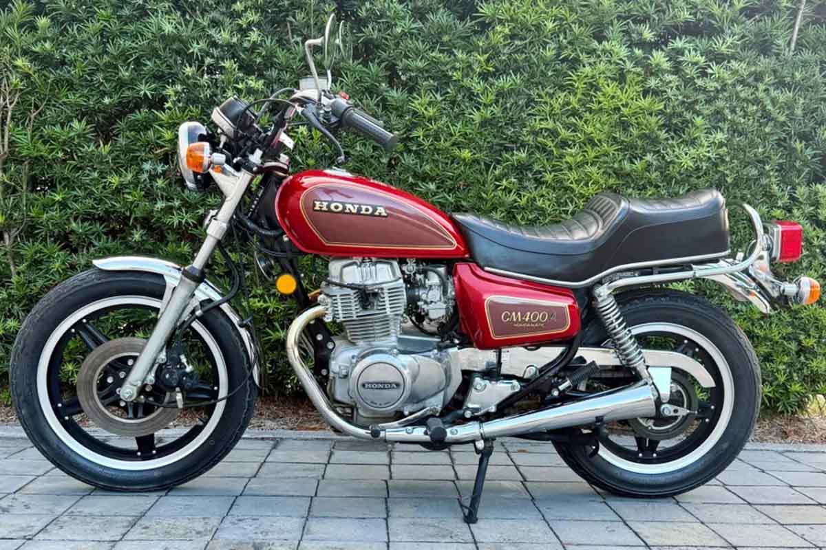 米国オークションに出品、落札された1981年式ホンダ「CM400Aホンダマチック」