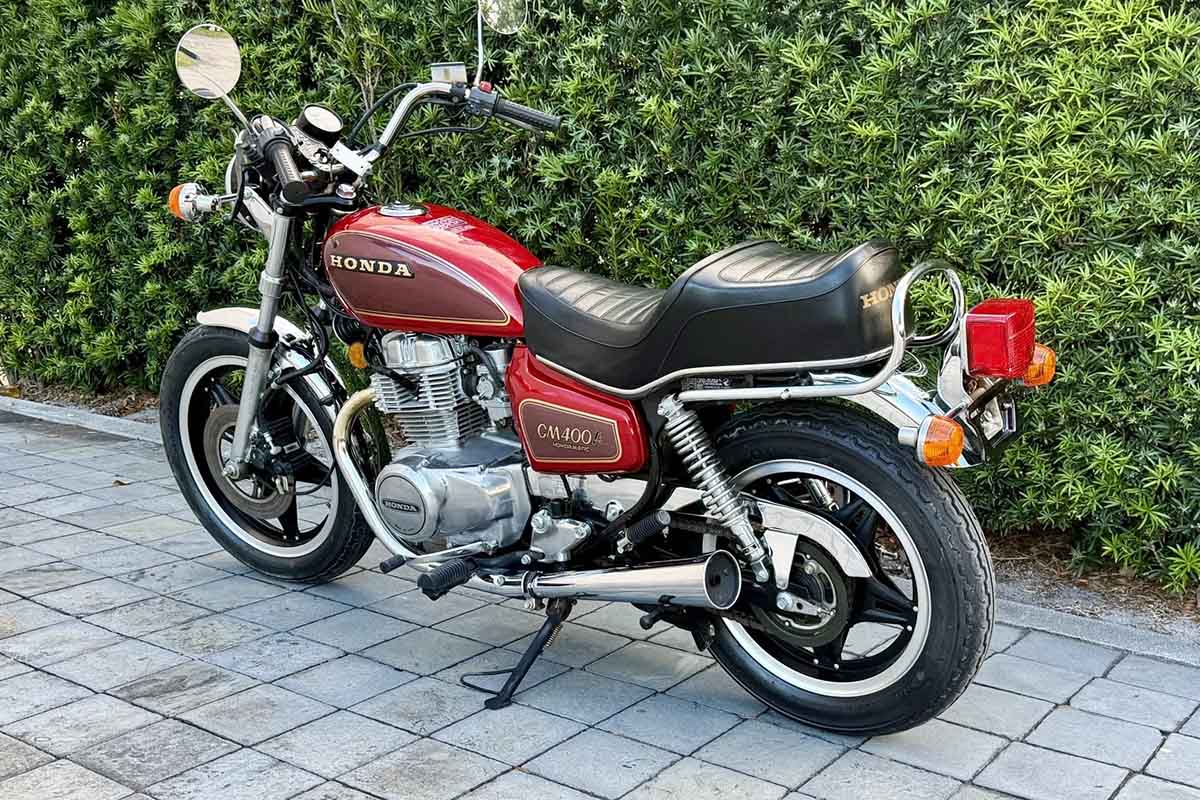 米国オークションに出品、落札された1981年式ホンダ「CM400Aホンダマチック」