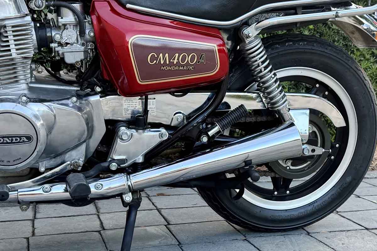 米国オークションに出品、落札された1981年式ホンダ「CM400Aホンダマチック」