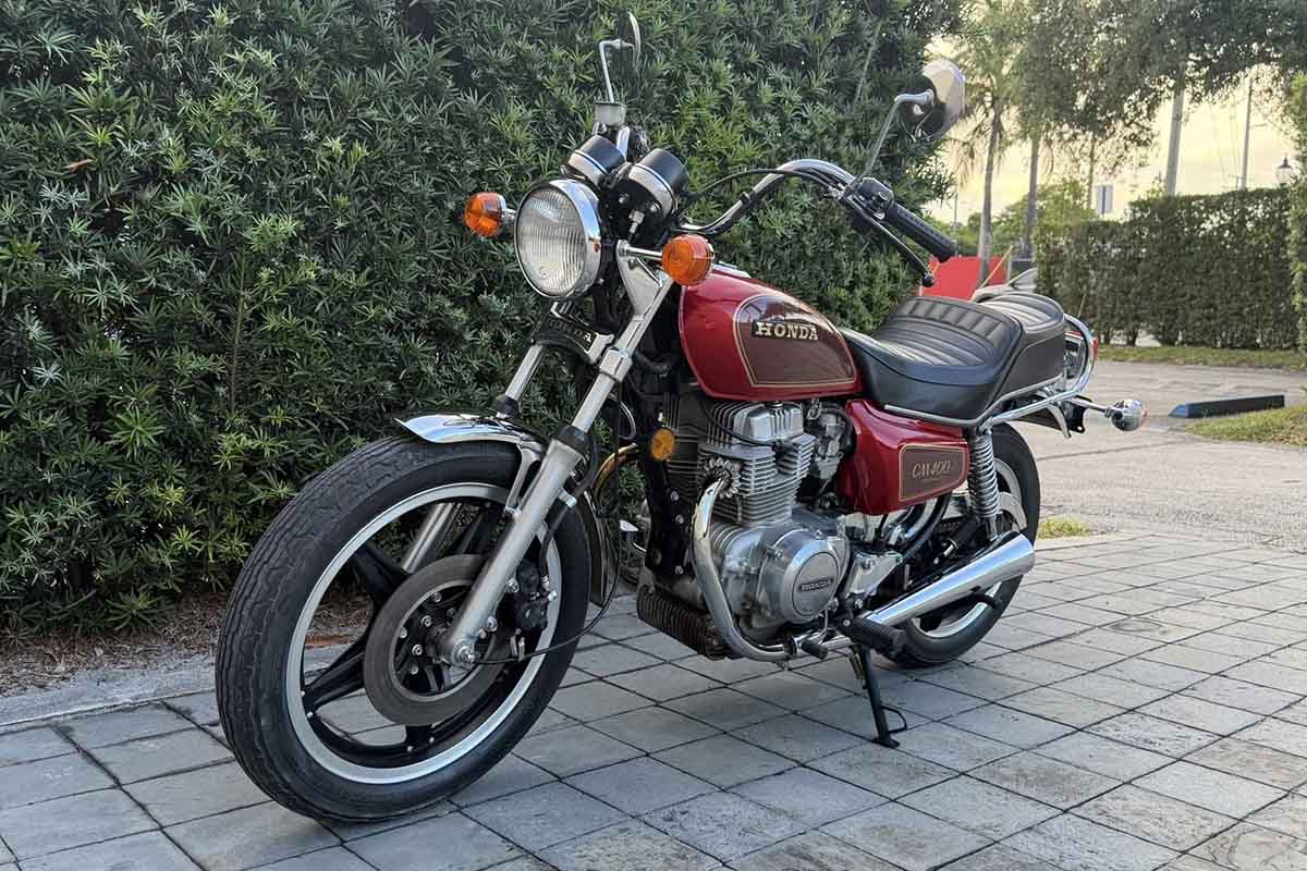 米国オークションに出品、落札された1981年式ホンダ「CM400Aホンダマチック」