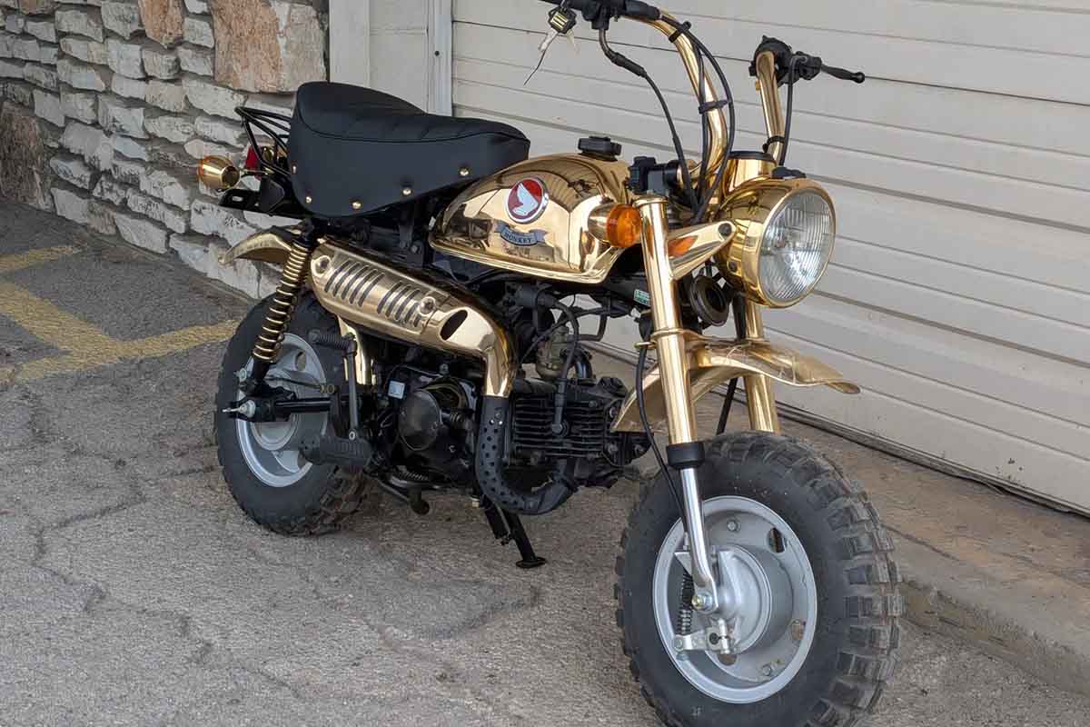 米国オンラインオークションに出品され落札された1996年式ホンダ「モンキー・リミテッド」