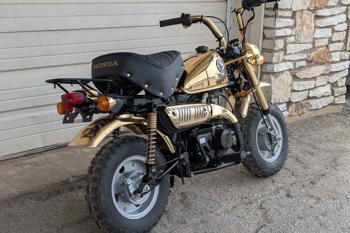 米国オンラインオークションに出品され落札された1996年式ホンダ「モンキー・リミテッド」