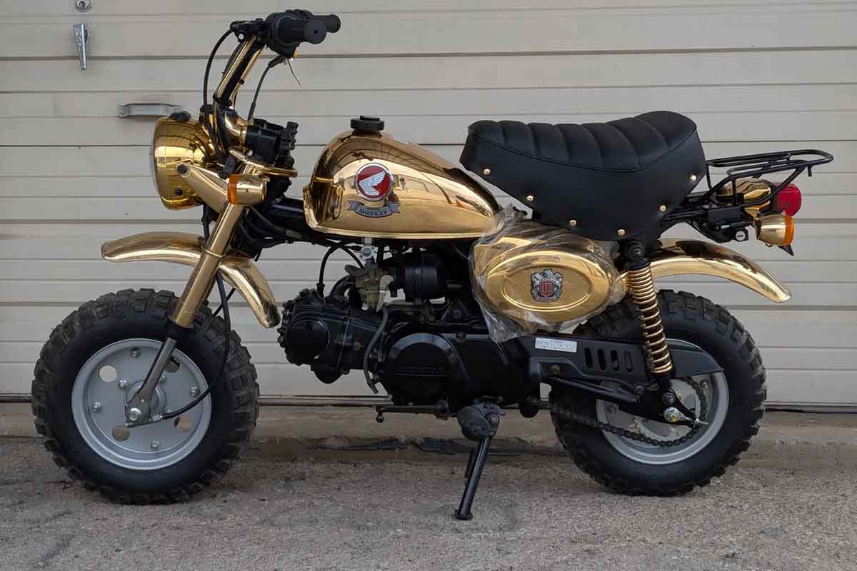 米国オンラインオークションに出品され落札された1996年式ホンダ「モンキー・リミテッド」