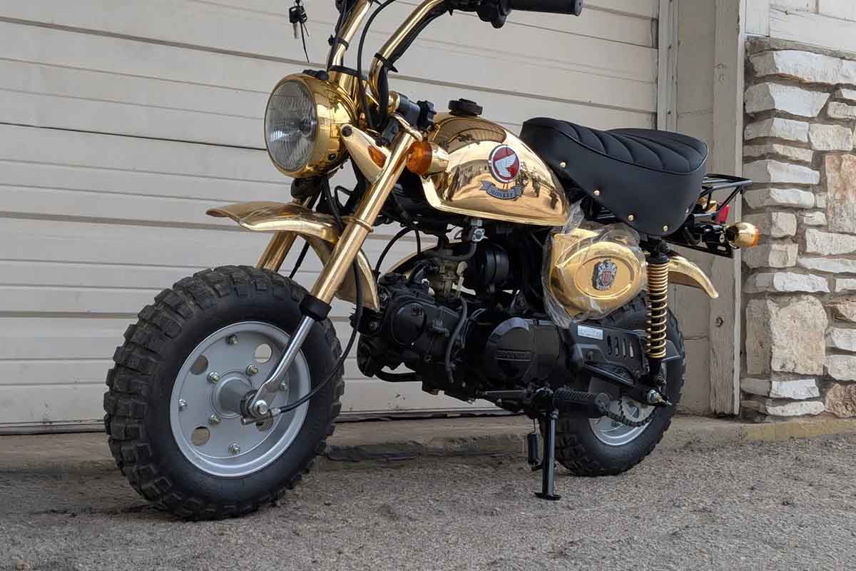 米国オンラインオークションに出品され落札された1996年式ホンダ「モンキー・リミテッド」