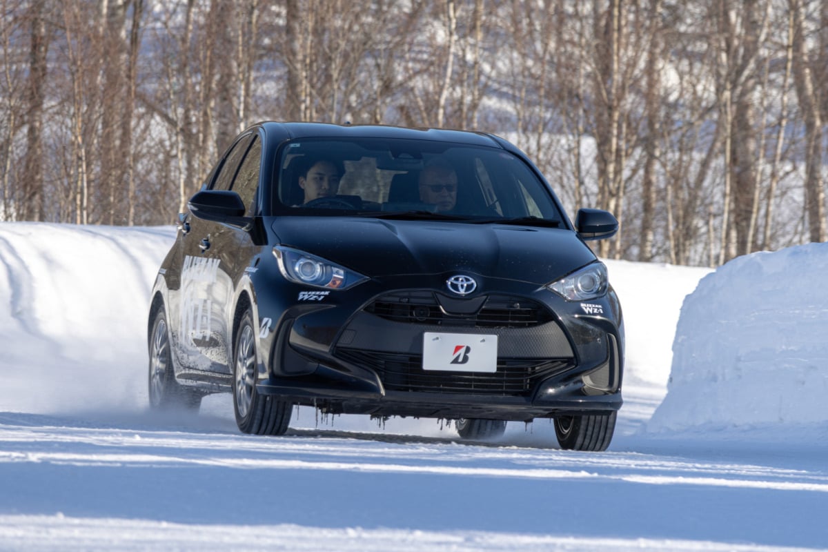 今年の2月に北海道のブリヂストン・プル―ビンググラウンドで行われた試乗会