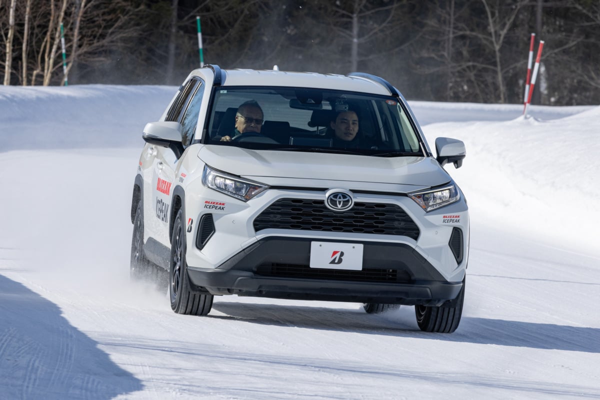 今年の2月に北海道のブリヂストン・プル―ビンググラウンドで行われた試乗会